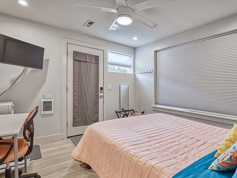 First floor bedroom with private entrance and ensuite bathroom