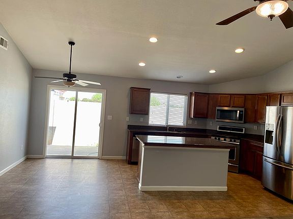 Kitchen and dining area
