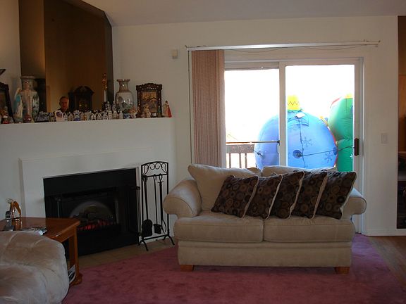 Living Room W/Sliders To Deck