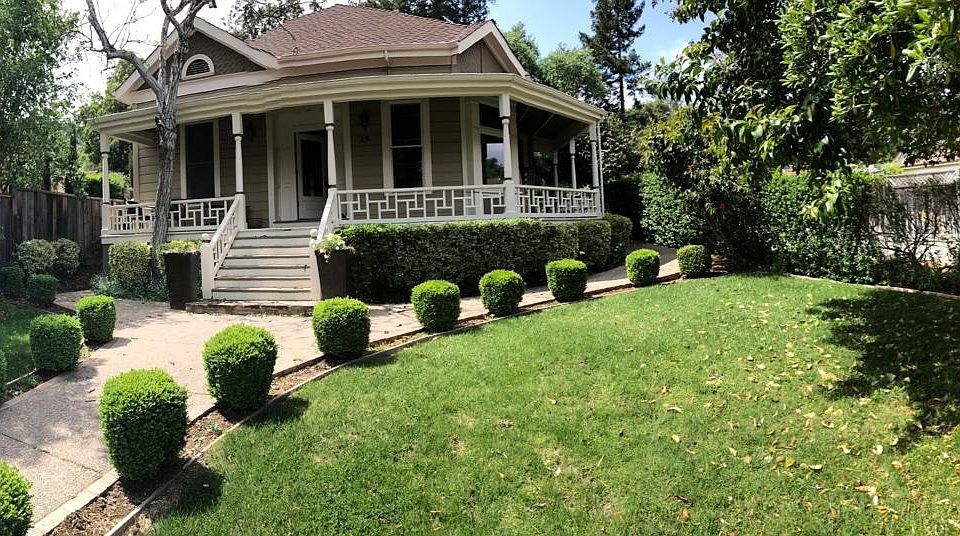 Wraparound front porch