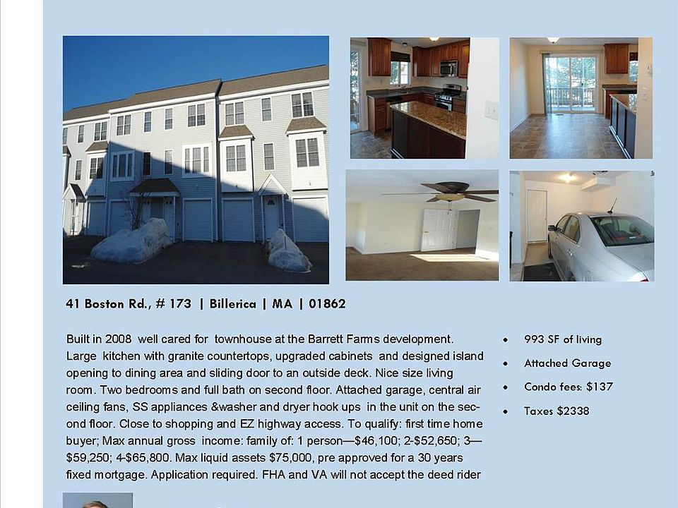 41 Boston Rd, 173Billerica