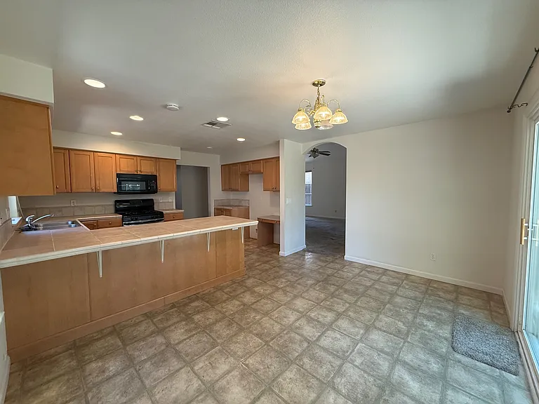 Kitchen with ample storage