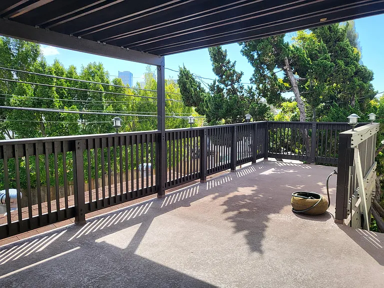 Outdoor deck off Dining room