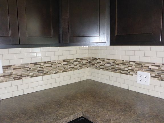 Subway and mosaic tile