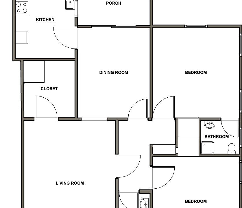 Spacious floor plan!