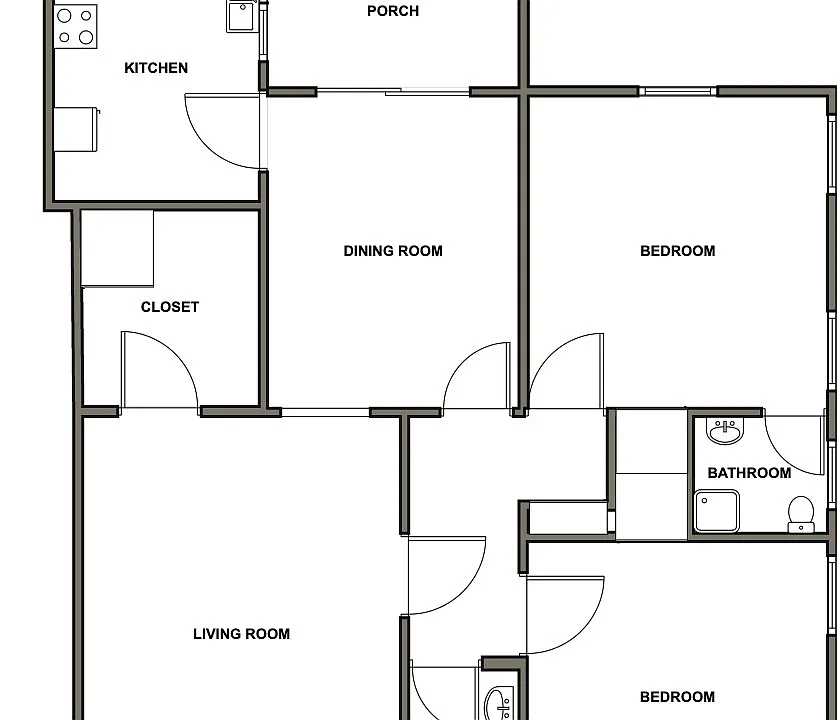 Spacious floor plan!