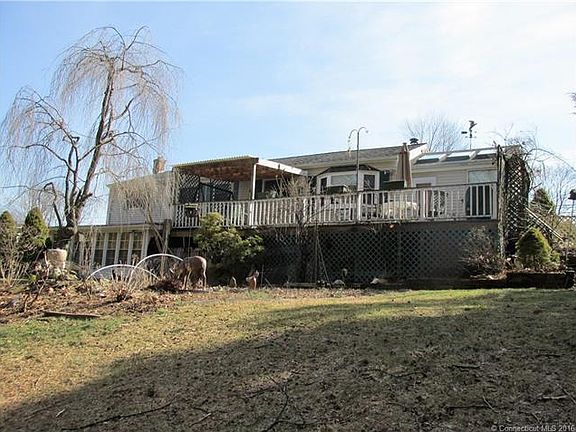 Large deck leads to a cover...