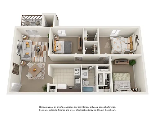 Floor plan 3 Bedroom