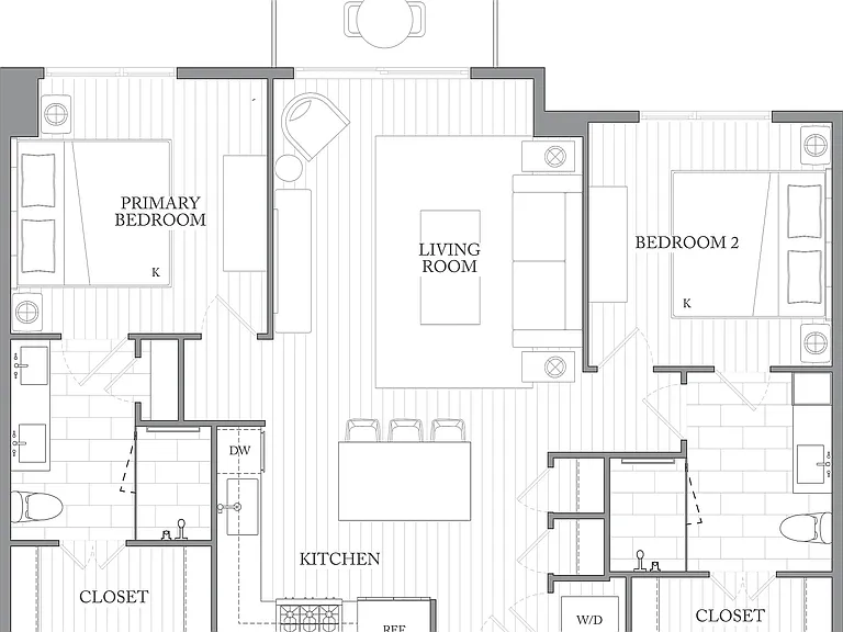 2T | 2bed 2bath 2T | 2bed 2bath