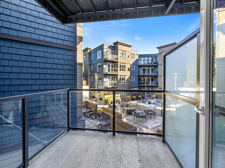 Private Balcony Space at 128 on State Apartments in Kirkland, WA 98033