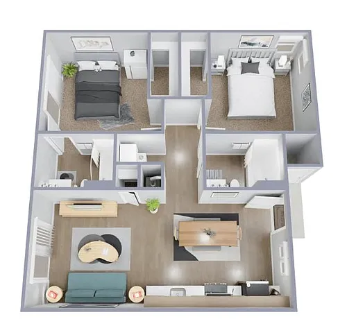 Floor plan 2X2