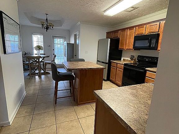 kitchen and dining area 