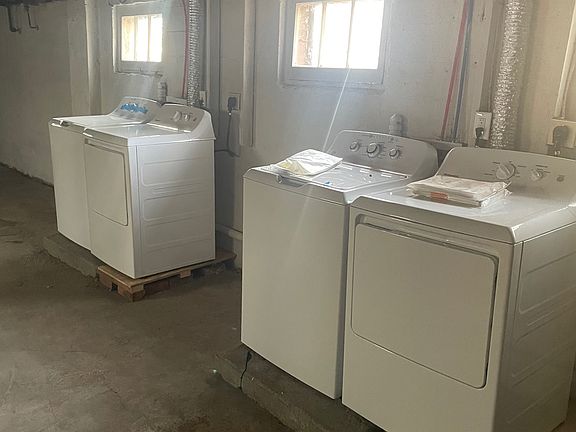 Two sets of washer and dryers for each unit