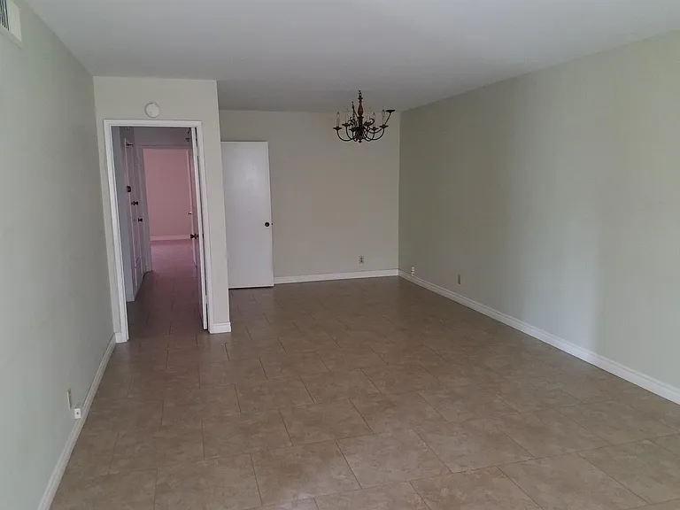 Spacious living room and dining
