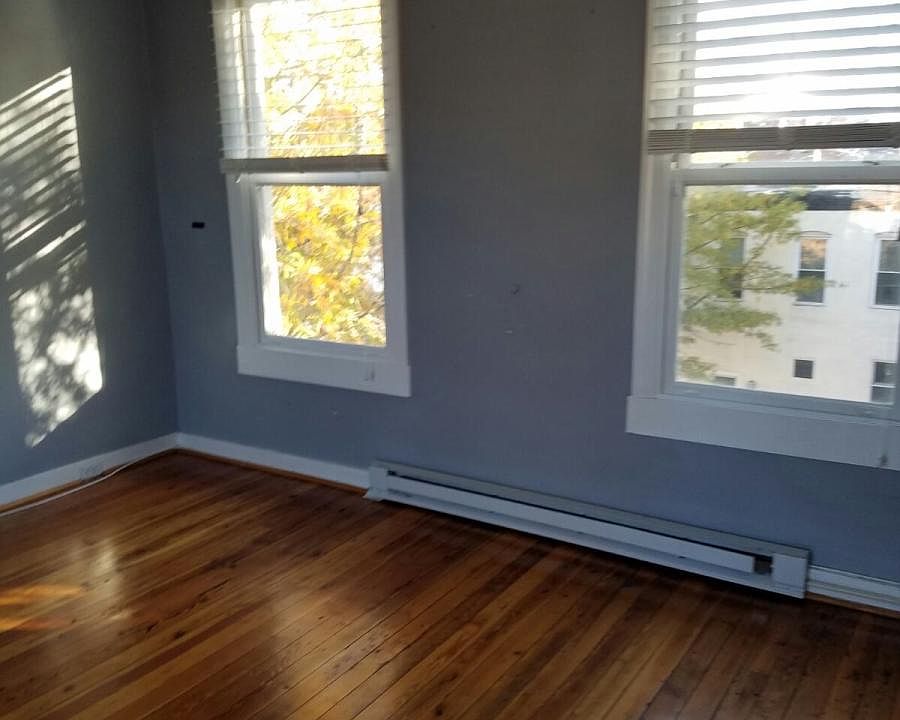 Top floor bedroom facing street