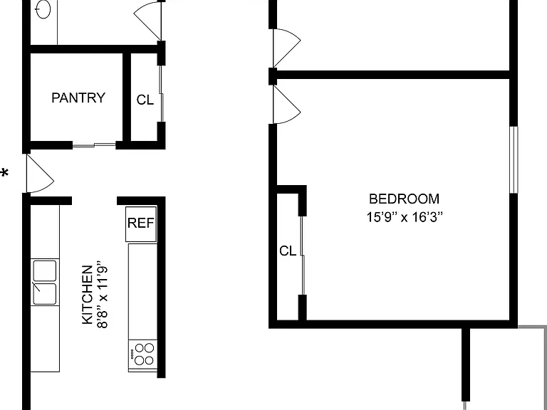 B1 | 2-Bedroom Floorplan B1 | 2-Bedroom Floorplan