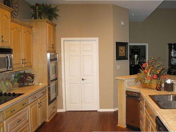 Spacious kitchen open to the living/dining rooms.