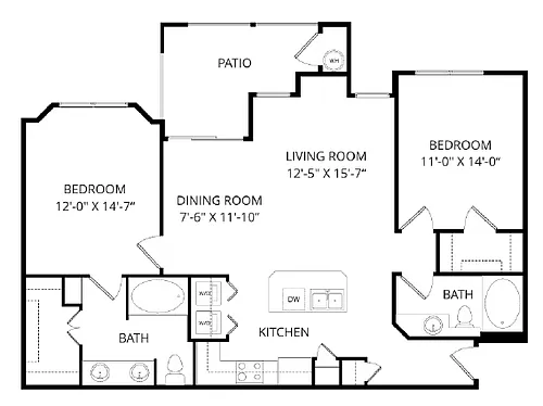 Floor plan B2a