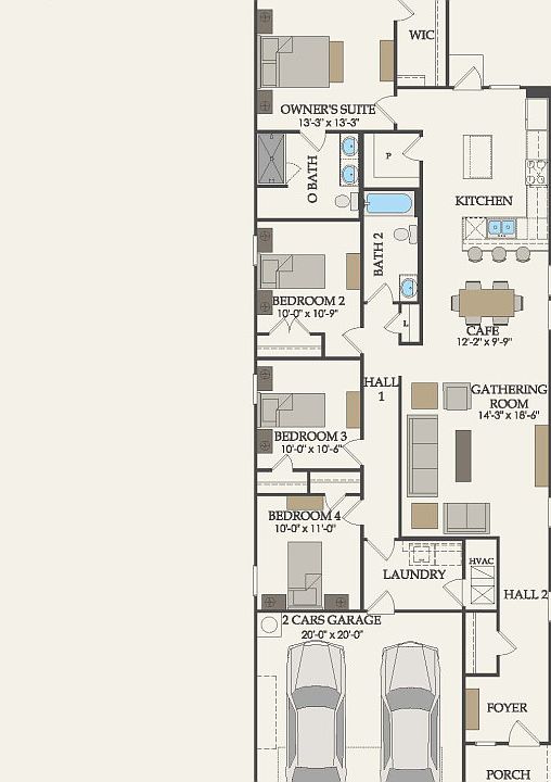 First Floor 4 br 2 ba