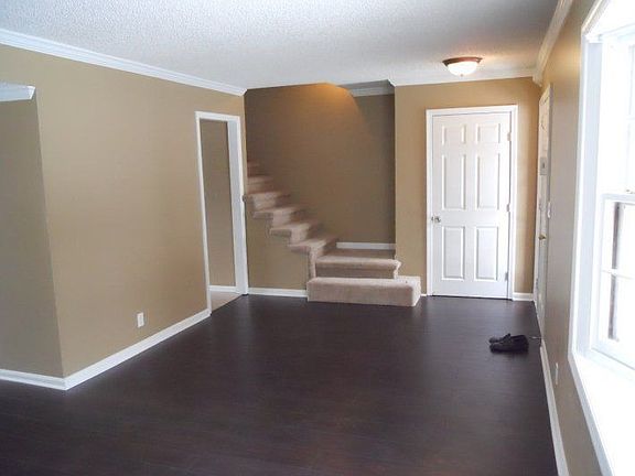 Looking from living room to stairway