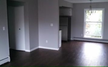 One of our apartments with hardwood