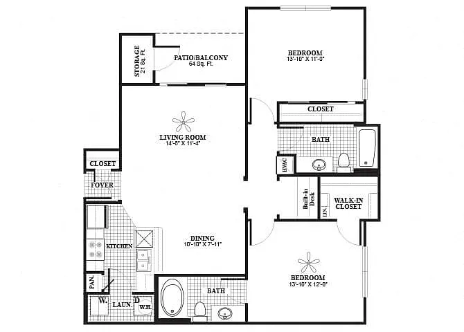 Floor plan B1