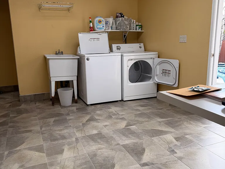 Laundry room, shared with owner