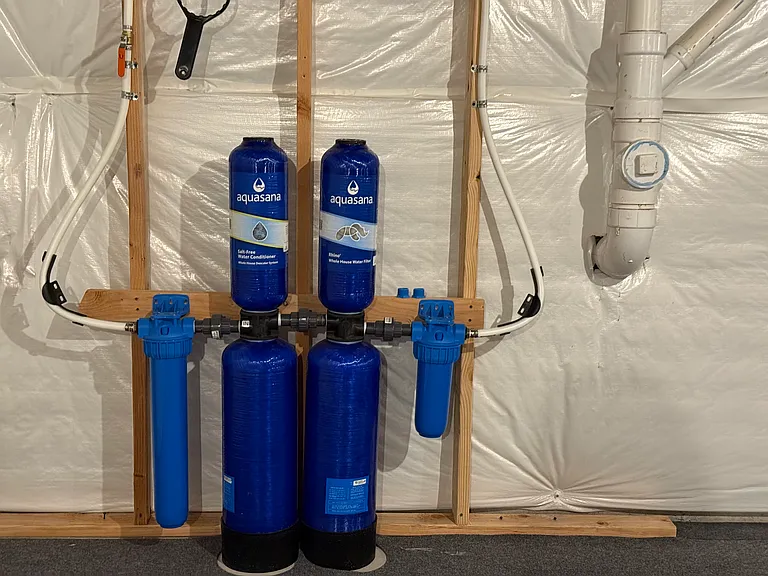 Water Purify system in the basement