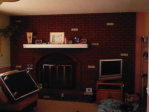 living room fireplace