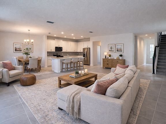 Family-Friendly Living Room in Central Florida Home