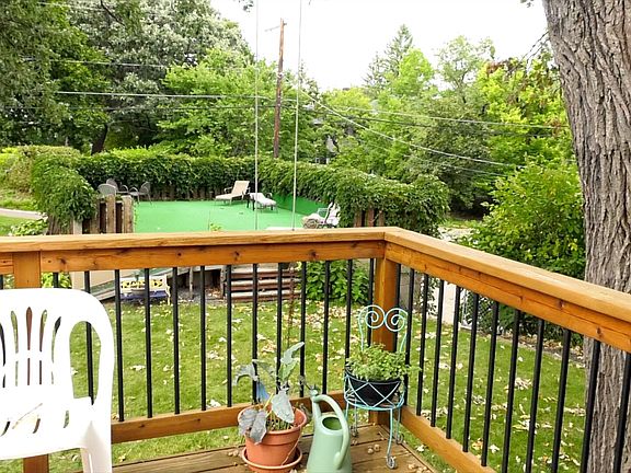 Back Yard (Sun Deck/Garage) from Back Deck