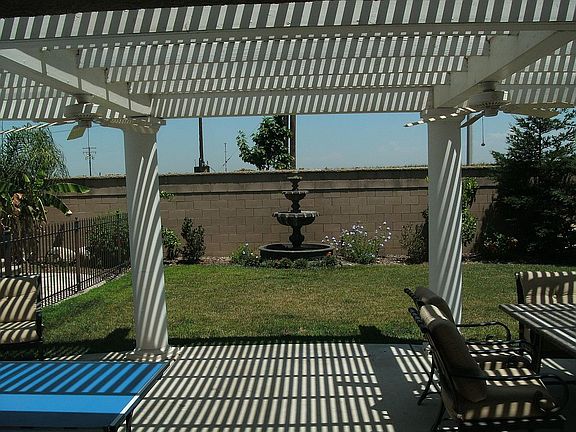 Rear portico