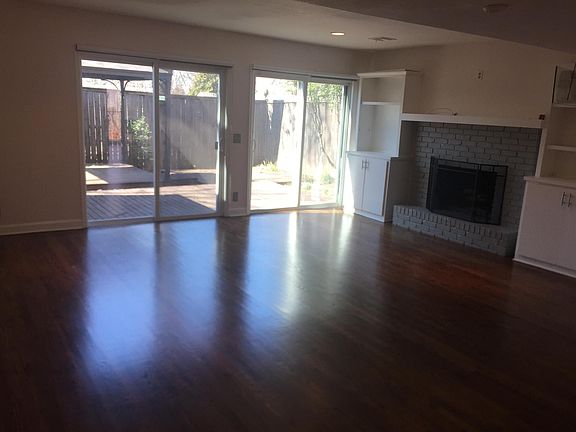 Open floor plan living room ready for entertaining