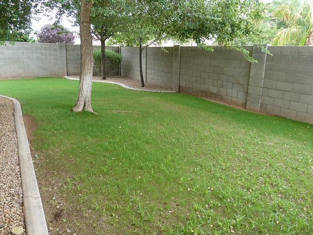 Landscaping included