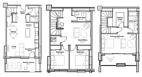 Floor plan Townhome