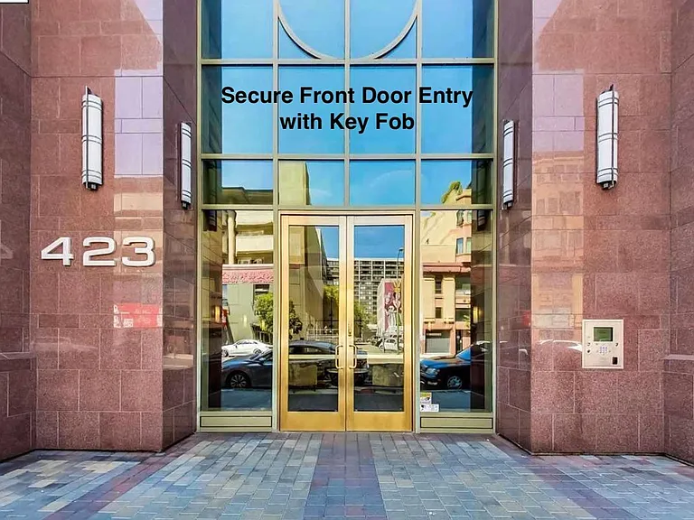 Front Door & Garage require Key Fob entry