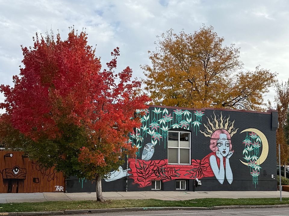 larimer side of the house - custom mural!