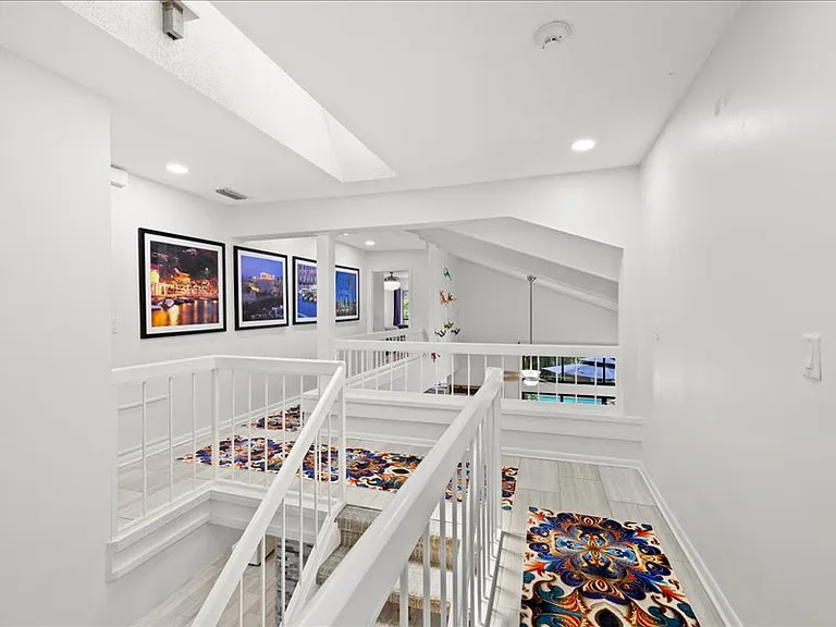 Second floor hallway.