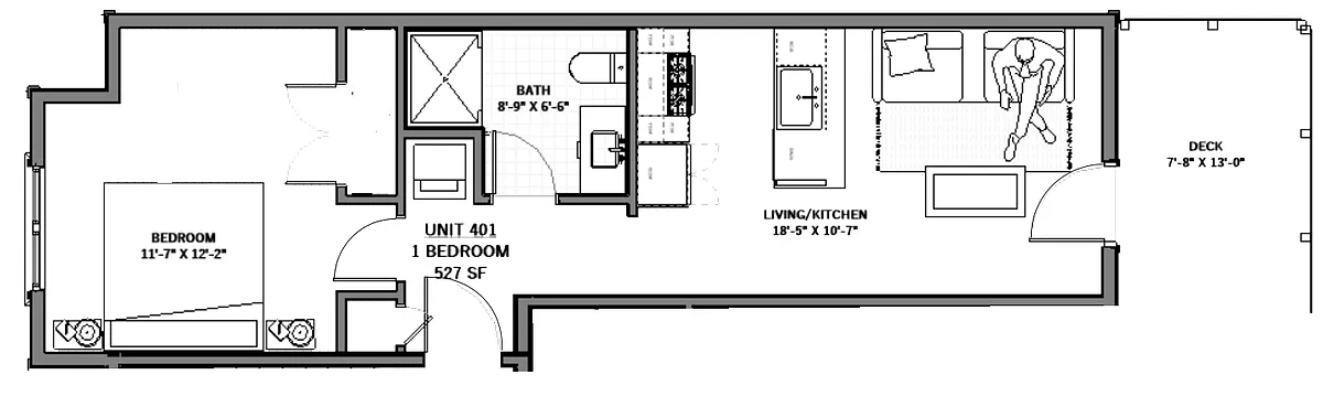 Floor plan 401