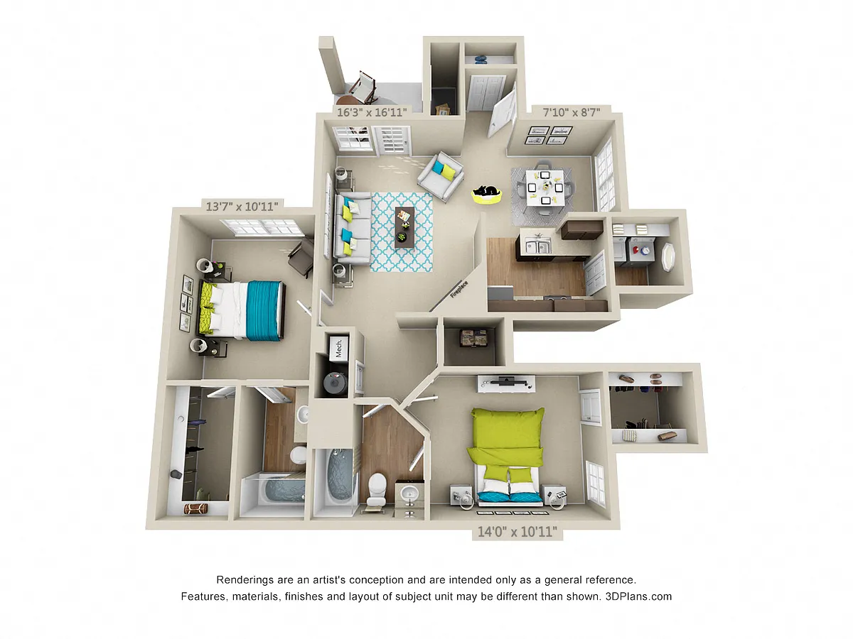 Floor plan The Cason