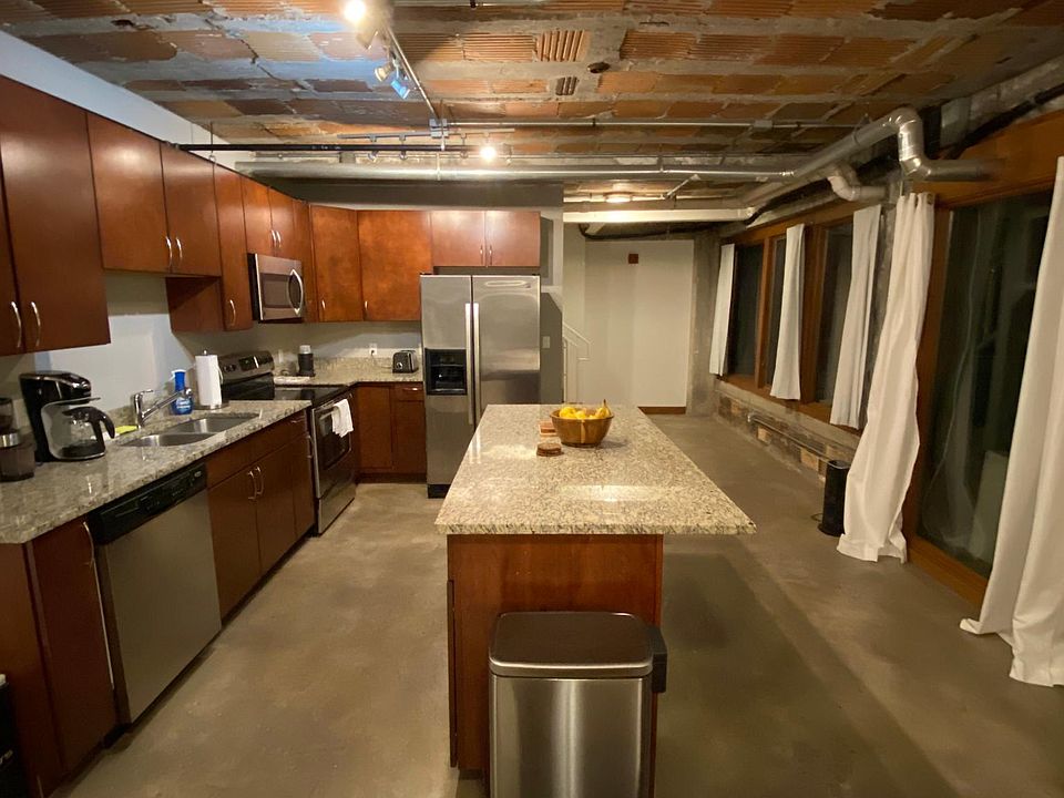 First floor kitchen and living area