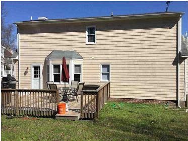 Fully fenced backyard