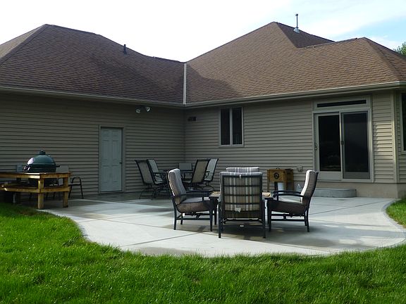 Large Concrete Patio