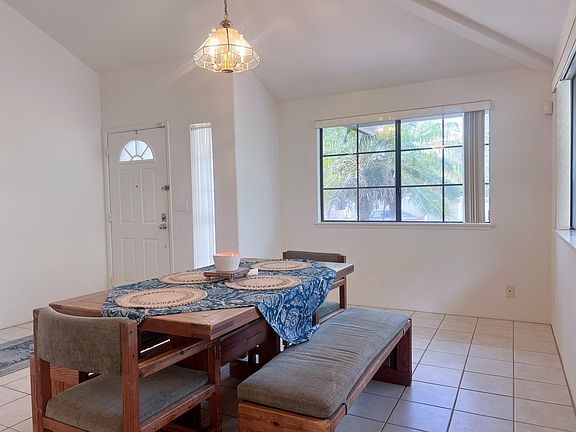 It's a perfect area for dining, lounging or a quiet place to work and study
