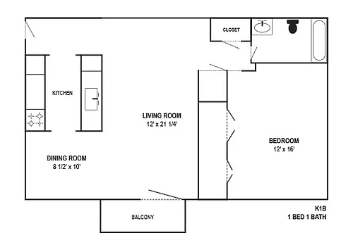 Floor plan K1B