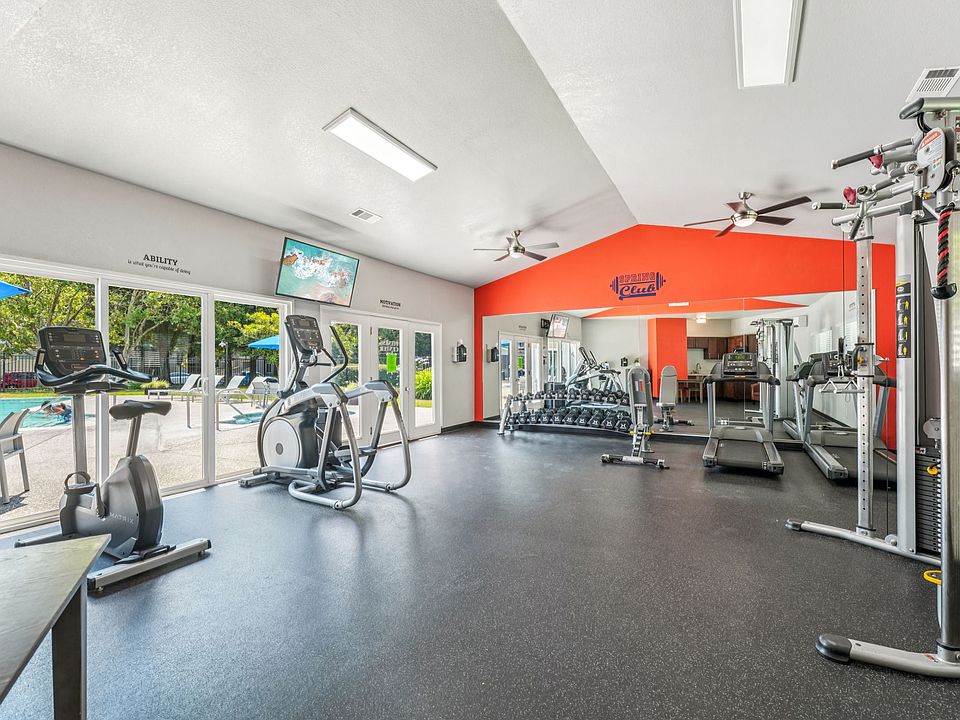 Modern fitness center.