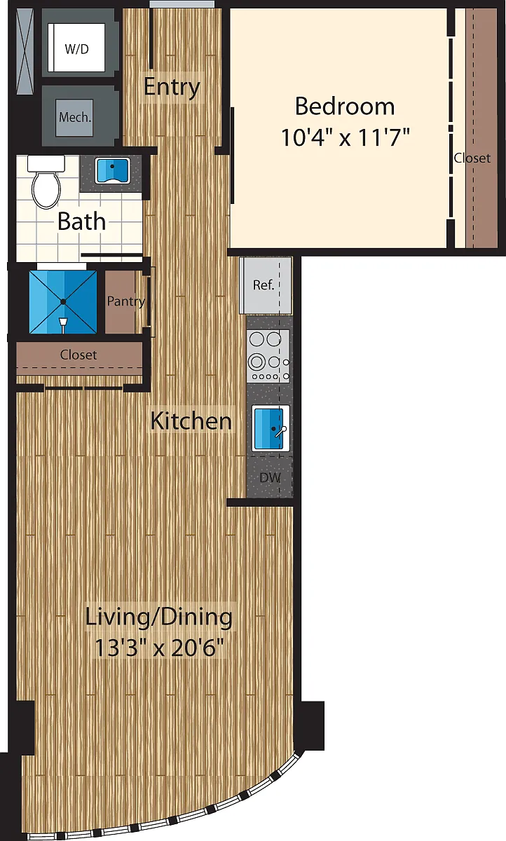 Floor plan 402