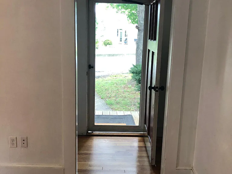 Front door looking toward Birch Ave