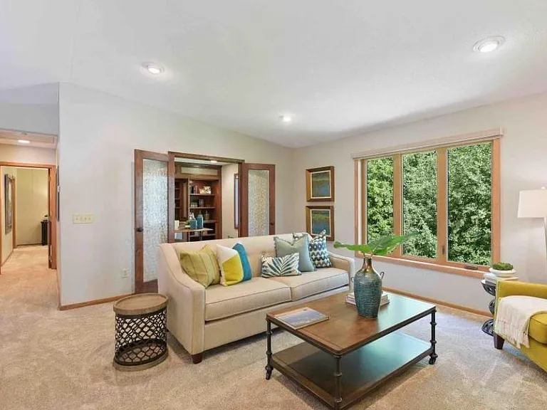 Upper level living room