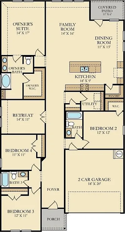 4 bed, 3.0 bath, 2356 sqft, $2,349 — Photo 3